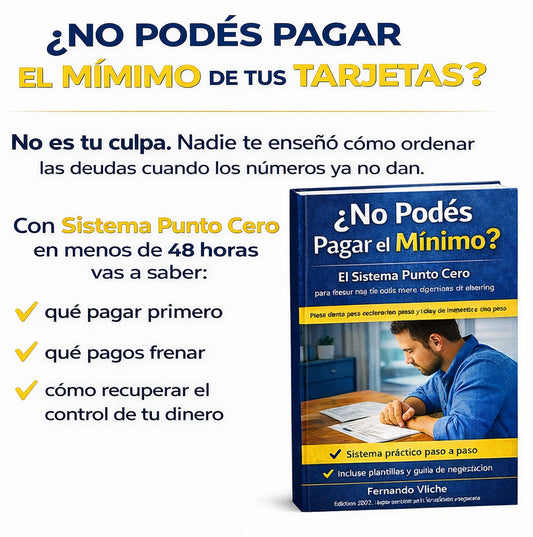 SISTEMA PUNTO CERO - Cómo frenar tus deudas antes de entrar al clearing
