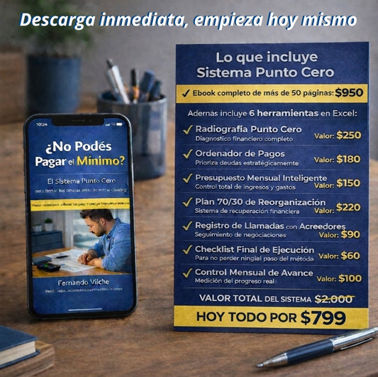 SISTEMA PUNTO CERO - Cómo frenar tus deudas antes de entrar al clearing